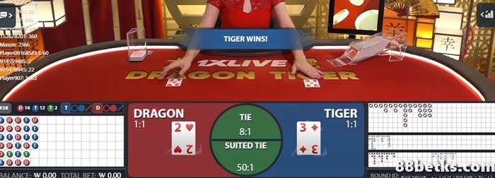 Dragon Tiger 의 자세한 플레이 방법