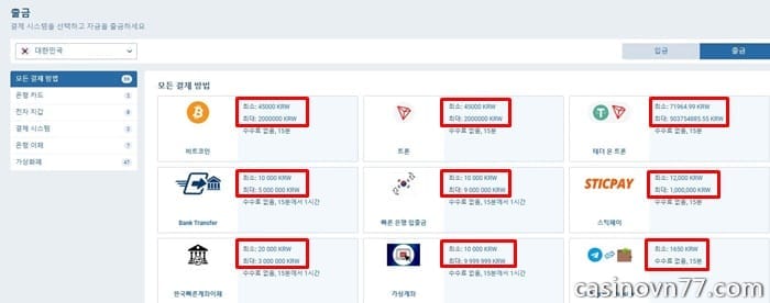 2025년 최신 1XBET 출금 한도 업데이트